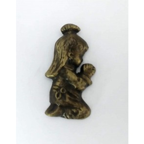 Bronze little girl ornament