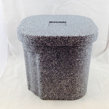 URN VAULT,POLYETHYLENE,BLACK  GRANITE