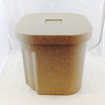 URN VAULT/POLYETHYLENE/SANDSTONE COLOR