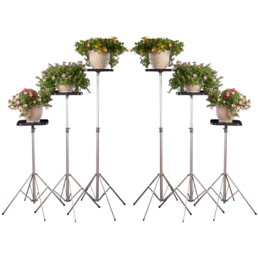 FLOWER STAND w/8" HEAD,adj. 36"-64"