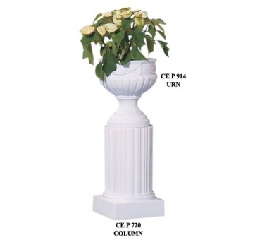 FLOWER/URN 38" CLASSIC COLUMN