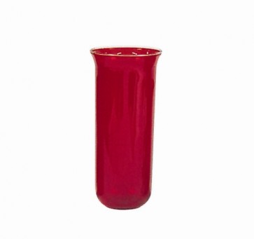 RUBY CYLINDER,5-1/8"T,8-3/4"H,3-5/8"B