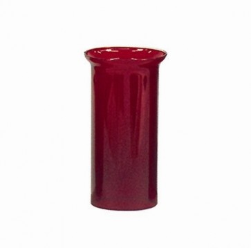 RUBY CYLINDER,5-1/16"T,9.25"H,4-1/16"