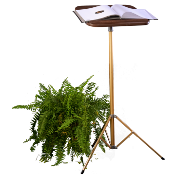 REGISTER STAND, PORTABLE, ALUMINUM