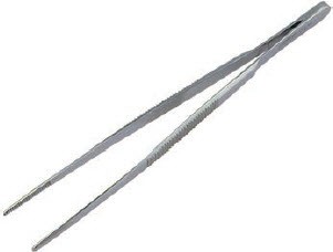 DRESSING FORCEPS 10", SS