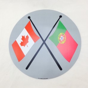 SIGN/MAGNETIC/12" DI/CANADIAN/PORTUGUE