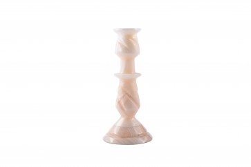 Candlestick white onyx