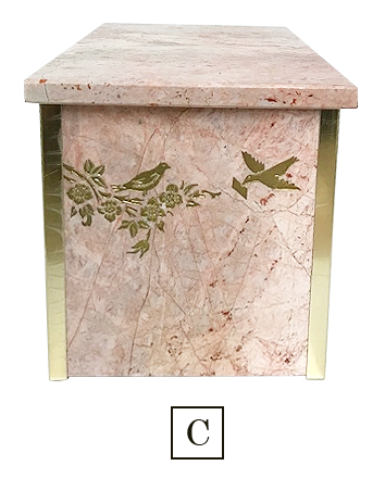 PINK COMPANION MARBLE URN