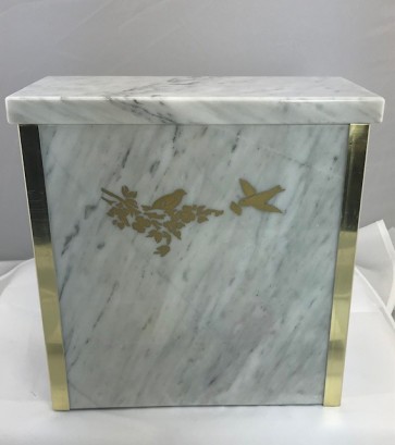 Rectangulaire marbre blanc / White rectangular Marble