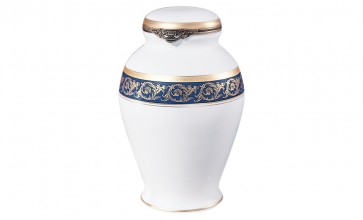 AZUR LIMOGES PORCELAIN URN