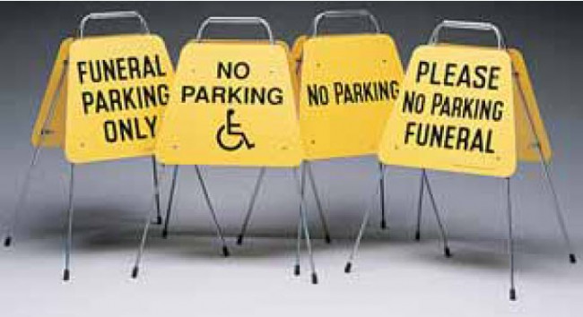 TRAFFIC GUIDE, BLANK - Funeral Equipment - Funeral Home