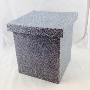 URN VAULT, POLYETHYLENE, BLACK GRANITE