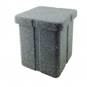 URN VAULT, POLYETHYLENE, BLACK GRANITE