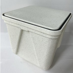 @ URN VAULT/PROPYLENE/DUOSEAL/WHITE 14"