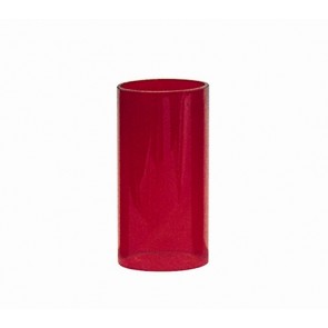 RUBY CYLINDER,4"TOP,8"HIGH,4"BOTTOM