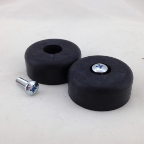 BLACK RUBBER BUMPER TIP (PAIR)