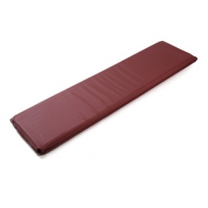 COT MATTRESS,1" BURGUNDY, 72" x 18"