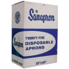 SANAPRON APRONS, 25/BOX