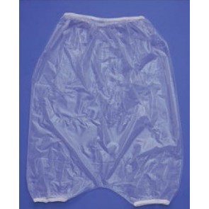 COVERALLS, CLEAR PLASTIC, L