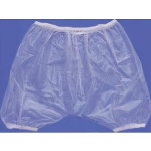 PANTS, PLASTIC, CLEAR, SIZE M