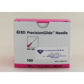 Disposable hypothermic needles 18G x 1 1