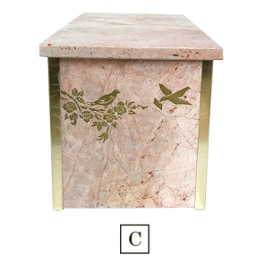 PINK COMPANION MARBLE URN