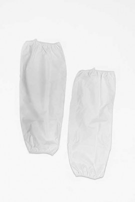 Protection de plastique manche blanche