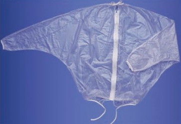 Protection de plastique manteau Large tr