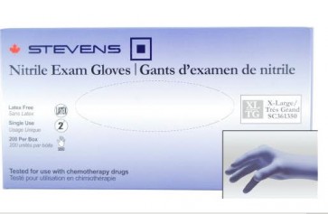 Gants Nitrile  (XL) 200/bte
