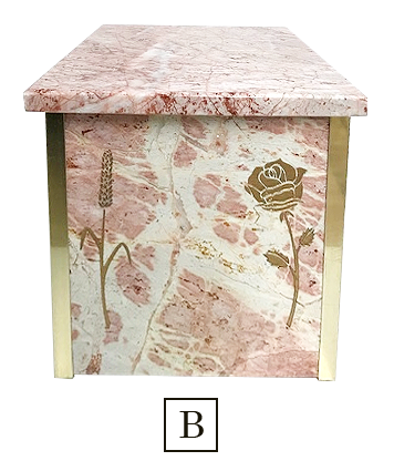 URNE COMPANION EN MARBRE ROSE