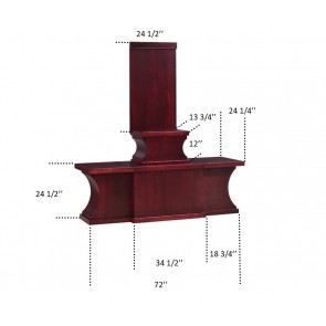 DUO STAND 9101-A BOUT ROND