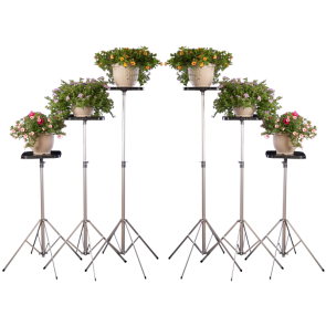 FLOWER STAND w/8" HEAD,adj. 36"-64"