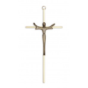 CRUCIFIX/10"BRASSw/BR.RISEN CHRISTCORPUS