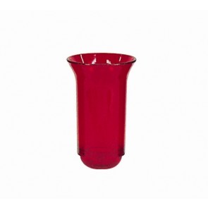 RUBY CYLINDER,4-7/8"T,7-1/4"H,3-1/4"