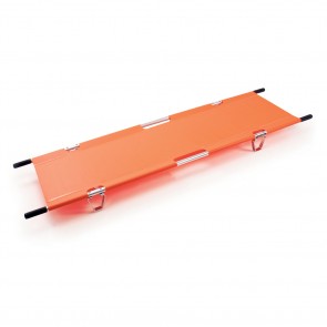 FOLDING POLE STRETCHER, 81"x21.5",ORG