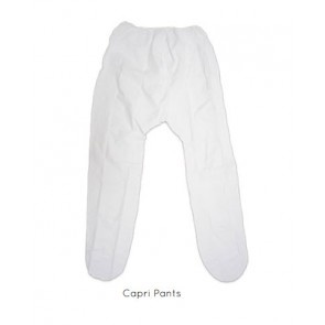 Protection de plastique capri blanc, Med