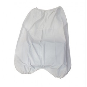 Protection de plastique coverall blanc,