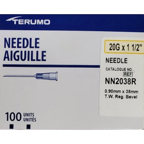 Aiguille Hypodermique Jetable 20G x 1.5