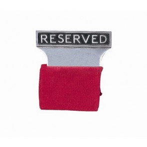 RESERVED SEAT SIGN, ALUMINUM