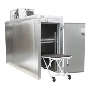 2 BODY COOLER 110V ROLL IN/ONE SHELF